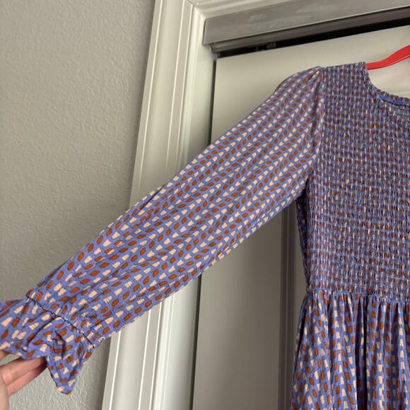 Mister Zimi Women’s Dahlia Midi Dress Sz 4 in Pampas Purple Romantic Feminine - Picture 11 of 13